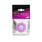 Лиловое эрекционное кольцо с 2 рядами стимулирующих шариков - Erowoman-Eroman - в Вологде купить с доставкой