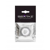 Эластичное эрекционное кольцо с длинными черными «ресничками» - Sextaz - в Вологде купить с доставкой