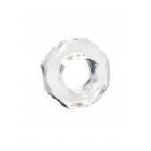 Прозрачное эрекционное кольцо в форме гайки - Sex Expert - в Вологде купить с доставкой