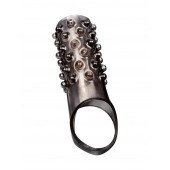 Дымчатая насадка на пенис с выпуклостями - 12 см. - Sex Expert - в Вологде купить с доставкой