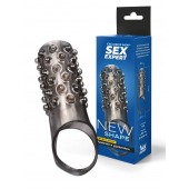 Дымчатая насадка на пенис с выпуклостями - 12 см. - Sex Expert - в Вологде купить с доставкой