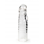Прозрачная закрытая насадка на член - 15 см. - Sex Expert - в Вологде купить с доставкой