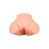 Телесный реалистичный мастурбатор-полуторс с 2 любовными входами - No Name - в Вологде купить с доставкой