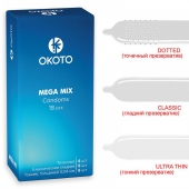Презервативы OKOTO Mega Mix - 18 шт. - Sitabella - купить с доставкой в Вологде