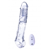 Прозрачная насадка-удлинитель Length Enhancer With Bullet с подхватом - 22,3 см. - NMC - в Вологде купить с доставкой