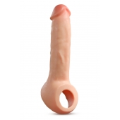 Телесная насадка-удлинитель Thrive 8.75 Inch Realistic Penis Extender Sleeve - 22,2 см. - Blush Novelties - в Вологде купить с доставкой