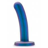 Синяя насадка с гладкой поверхностью Surrender 5.75 Inch Intermediate Pegging Dildo - 14,6 см. - Blush Novelties - купить с доставкой в Вологде
