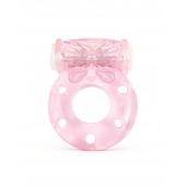Розовое эрекционное виброкольцо с бабочкой - 1137 - в Вологде купить с доставкой