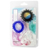 Набор из 3 эрекционных колец разного цвета и рельефа - Boys of Toys - в Вологде купить с доставкой