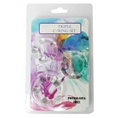 Набор из 3 эрекционных прозрачных колец - Boys of Toys - в Вологде купить с доставкой