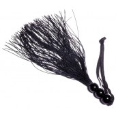 Черная силиконовая плетка - 25,4 см. - Boys of Toys - купить с доставкой в Вологде