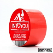 Красный скотч для фиксации Non-Sticky Bondage Tape - 15 м. - Intoyou - купить с доставкой в Вологде
