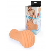 Эластичный мастурбатор в виде вагины телесного цвета - Sexy Girl - в Вологде купить с доставкой