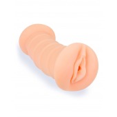 Телесный двусторонний мастурбатор с вибропулей и эрекционными кольцами в комплекте - Sexy Girl - в Вологде купить с доставкой