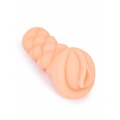 Телесный мастурбатор-вагина с вибропулей и эрекционными кольцами в комплекте - Sexy Girl - в Вологде купить с доставкой