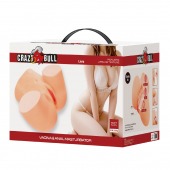 Телесный мастурбатор Liora с 2 любовными тоннелями - Baile - в Вологде купить с доставкой