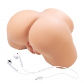 Телесный мастурбатор Olivia с 2 любовными отверстиями - Baile - в Вологде купить с доставкой