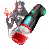 Интерактивный мастурбатор Raven с вакуумом, вибрацией и подсветкой - Shots Media BV - в Вологде купить с доставкой