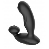 Черный вибромассажер простаты с вращающимся шариком - Secwell - в Вологде купить с доставкой