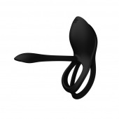 Черное эрекционное виброкольцо Bayek с пультом ДУ - Zalo - в Вологде купить с доставкой