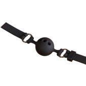 Малый силиконовый кляп-шар на ремешках - Orion - купить с доставкой в Вологде