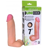 Фаллическая насадка Харнесс UNICOCK 7  - 19 см. - LOVETOY (А-Полимер) - купить с доставкой в Вологде