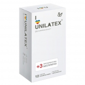 Разноцветные ароматизированные презервативы Unilatex Multifruit  - 12 шт. + 3 шт. в подарок - Unilatex - купить с доставкой в Вологде