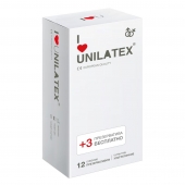 Ультратонкие презервативы Unilatex Ultra Thin - 12 шт. + 3 шт. в подарок - Unilatex - купить с доставкой в Вологде