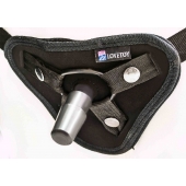 Вибрострапон с двумя насадками UniStrap - 18 и 18 см. - LOVETOY (А-Полимер) - купить с доставкой в Вологде