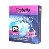 Стимулирующая насадка со спиралью из усиков Platino  Шторм - Sitabella - купить с доставкой в Вологде
