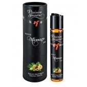 Массажное масло с ароматом экзотических фруктов Huile de Massage Gourmande Fruits Exotiques - 59 мл. - Plaisir Secret - купить с доставкой в Вологде