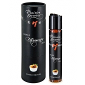 Массажное масло с ароматом крем брюле Huile de Massage Gourmande Creme Brulée - 59 мл. - Plaisir Secret - купить с доставкой в Вологде