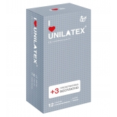 Презервативы с точками Unilatex Dotted - 12 шт. + 3 шт. в подарок - Unilatex - купить с доставкой в Вологде