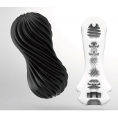 Мастурбатор FLEX Rocky Black с плотным рельефом - Tenga - в Вологде купить с доставкой