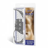 Утяжка на пенис и мошонку Cock Ring With 1.5  Ball Stretcher And Optional Weight Ring - BlueLine - купить с доставкой в Вологде