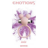 Розовое эрекционное виброколечко Emotions Minnie Light pink - Lola Games - в Вологде купить с доставкой