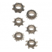 Набор из 6 дымчатых эрекционных колец MENZSTUFF 6PC STRECHEABLE RING SET - Dream Toys - в Вологде купить с доставкой