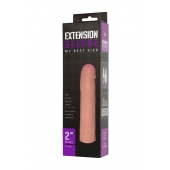 Насадка-удлинитель Extension sleeve телесного цвета - 18,5 см. - Sitabella - в Вологде купить с доставкой