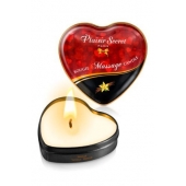 Массажная свеча с ароматом ванили Bougie Massage Candle - 35 мл. - Plaisir Secret - купить с доставкой в Вологде