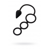 Тройное эрекционное кольцо с анальным хвостом Drop S-size - Erotist Adult Toys - в Вологде купить с доставкой