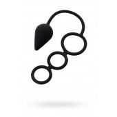 Тройное эрекционное кольцо с анальным хвостом Drop M-size - Erotist Adult Toys - в Вологде купить с доставкой