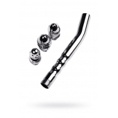 Металлический анальный душ с тремя насадками - ToyFa - купить с доставкой в Вологде