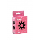 Чёрное эрекционное кольцо Rings Gear - Lola Games - в Вологде купить с доставкой