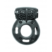 Черное эрекционное кольцо с вибрацией Rings Axle-pin - Lola Games - в Вологде купить с доставкой