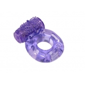 Фиолетовое эрекционное кольцо с вибрацией Rings Axle-pin - Lola Games - в Вологде купить с доставкой
