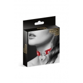 Красный чокер с замком в форме сердца - Bijoux Pour Toi - купить с доставкой в Вологде