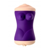 Двухсторонний мастурбатор JOS YARA в фиолетовой колбе - JOS - в Вологде купить с доставкой