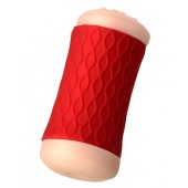 Двухсторонний мастурбатор JOS  NADIN в красном цилиндре - JOS - в Вологде купить с доставкой