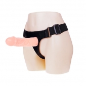 Телесный фаллоимитатор на трусиках Jessica Strap-On - 15,5 см. - Baile - купить с доставкой в Вологде
