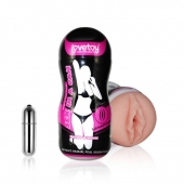 Мастурбатор-вагина Sex In A Can Vibra Vagina Tunnel - Lovetoy - в Вологде купить с доставкой